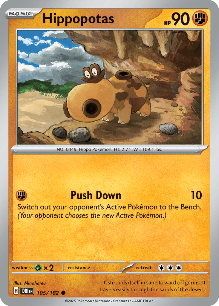 Hippopotas, carta 105 de Destined Rivals