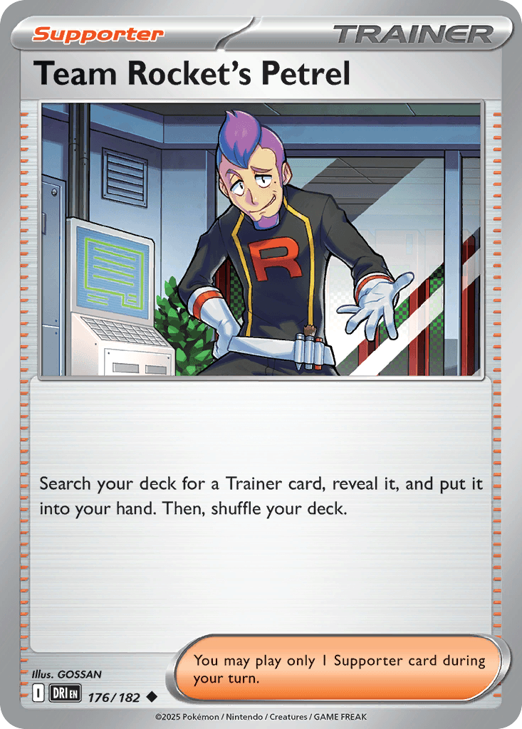 Team Rocket's Petrel, carta 176 de Destined Rivals