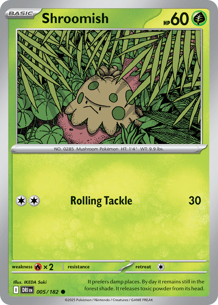 Shroomish, carta 005 de Destined Rivals