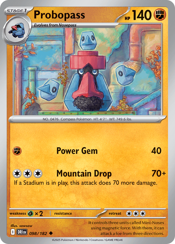 Probopass, carta 098 de Destined Rivals