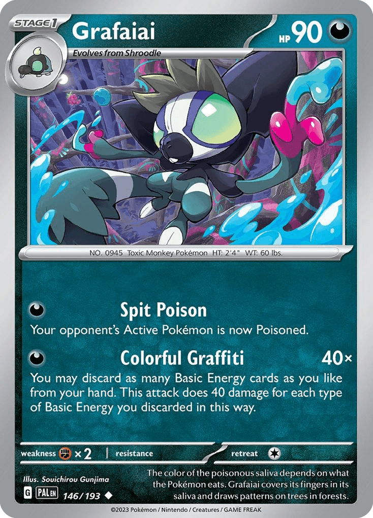 Grafaiai, carta 146 de Paldea Evolved