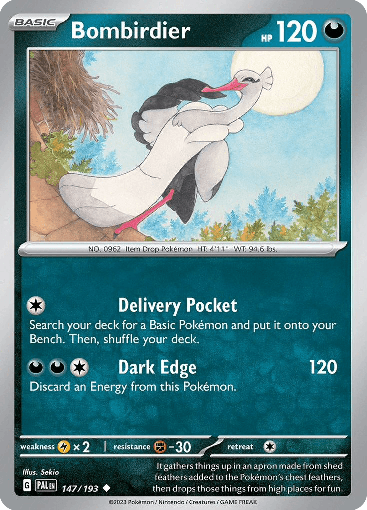 Bombirdier, carta 147 de Paldea Evolved
