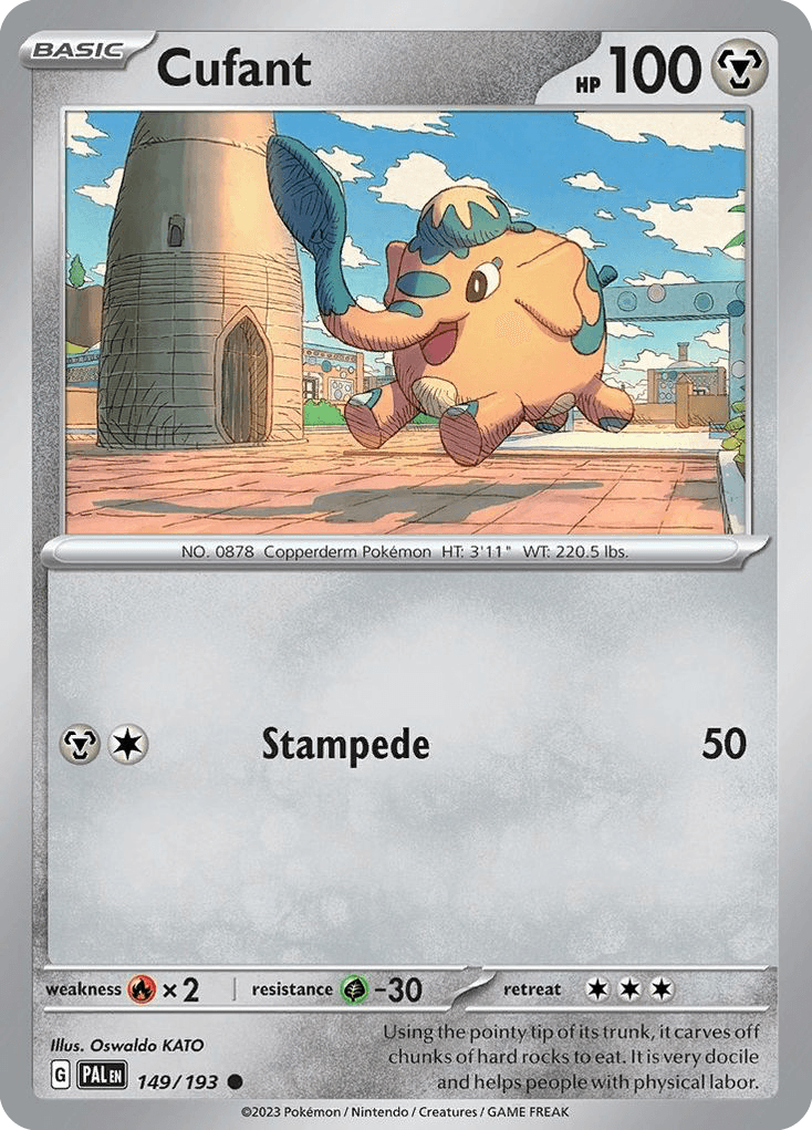 Cufant, carta 149 de Paldea Evolved