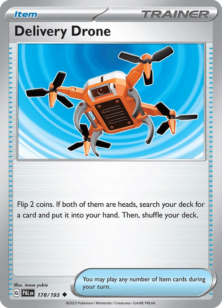 Delivery Drone, carta 178 de Paldea Evolved