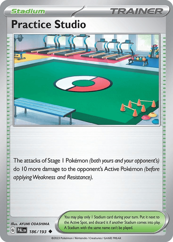 Practice Studio, carta 186 de Paldea Evolved