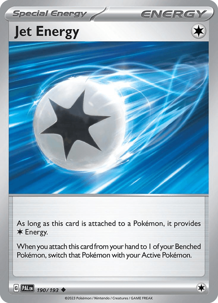 Jet Energy, carta 190 de Paldea Evolved