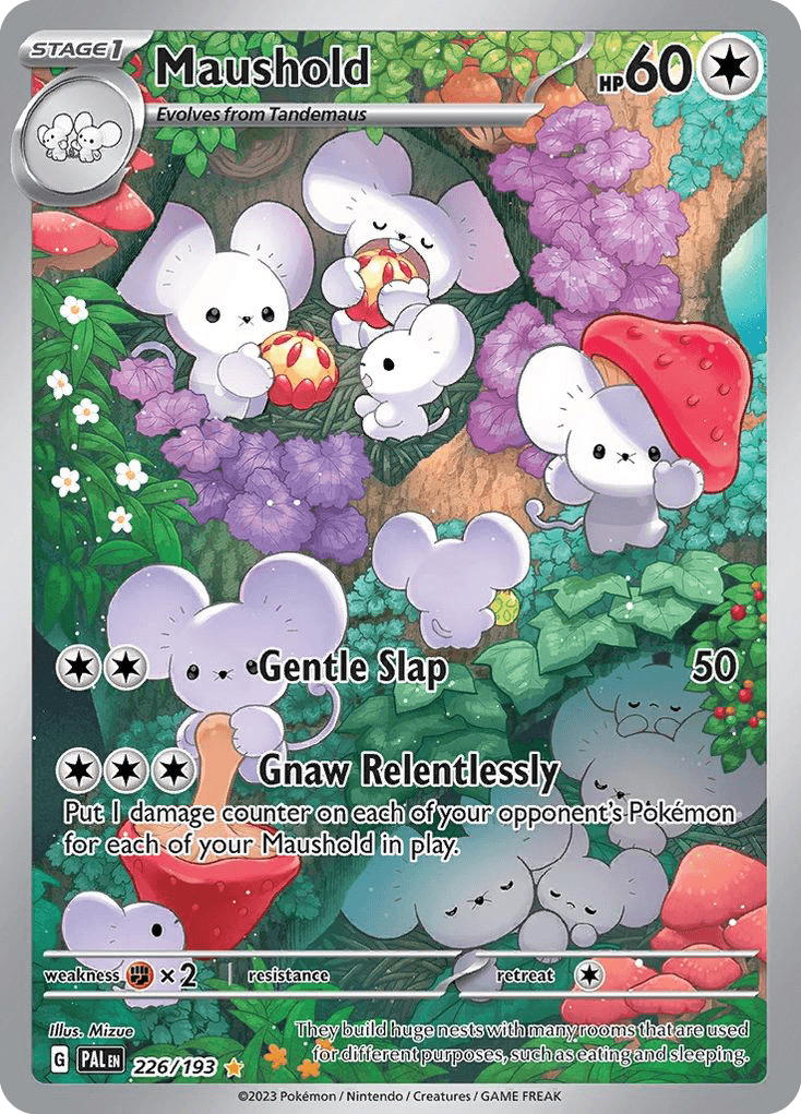 Maushold, carta 226 de Paldea Evolved