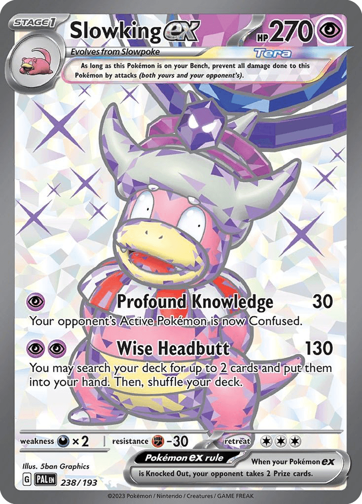 Slowking ex, carta 238 de Paldea Evolved