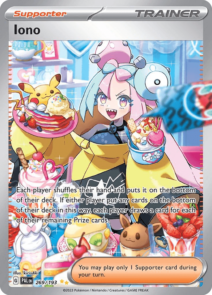 Iono, carta 269 de Paldea Evolved