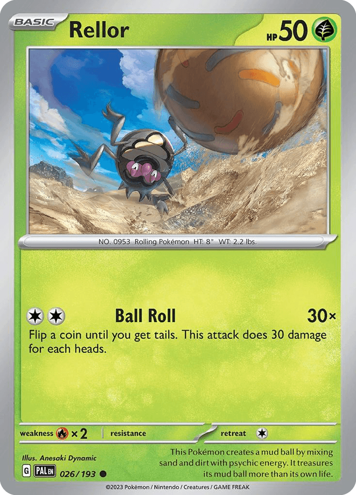 Rellor, carta 026 de Paldea Evolved