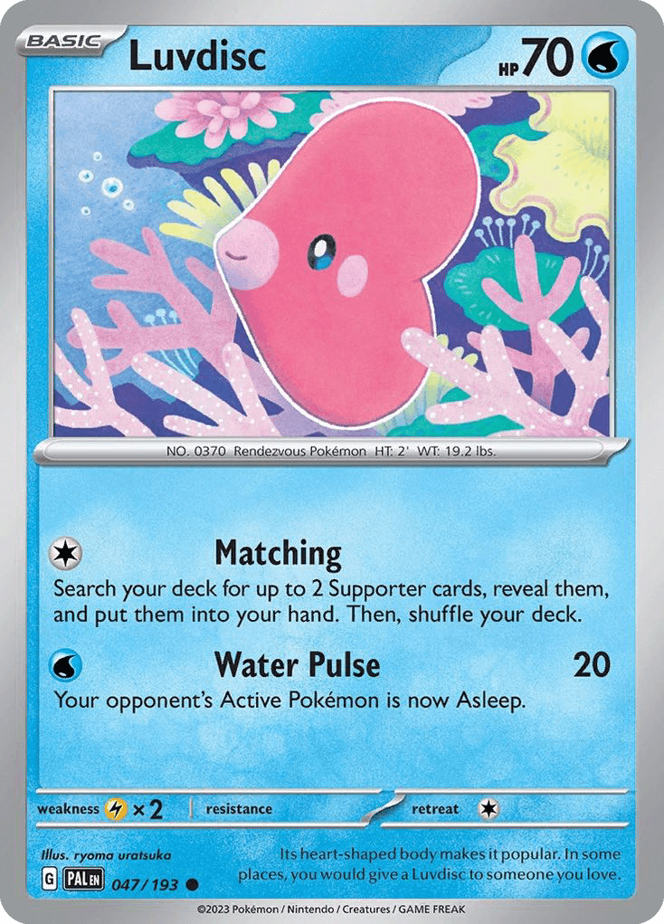 Luvdisc, carta 047 de Paldea Evolved