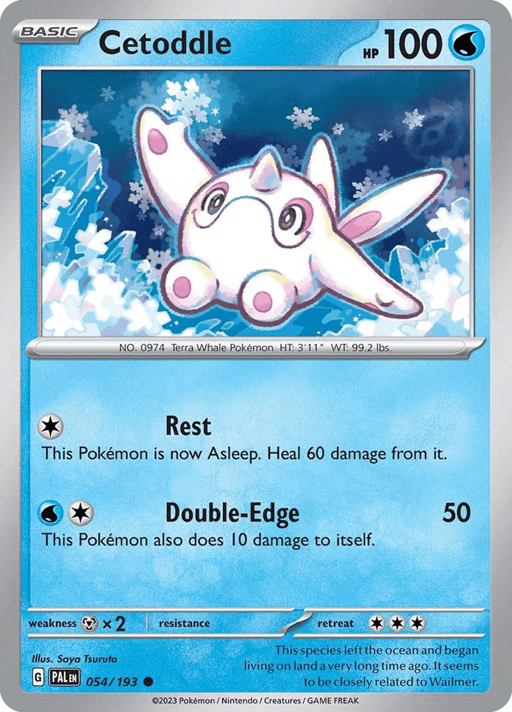 Cetoddle, carta 054 de Paldea Evolved