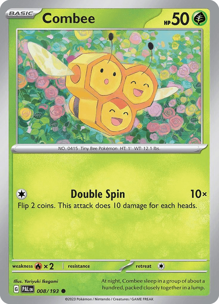 Combee, carta 008 de Paldea Evolved