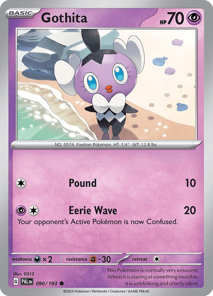 Gothita, carta 090 de Paldea Evolved