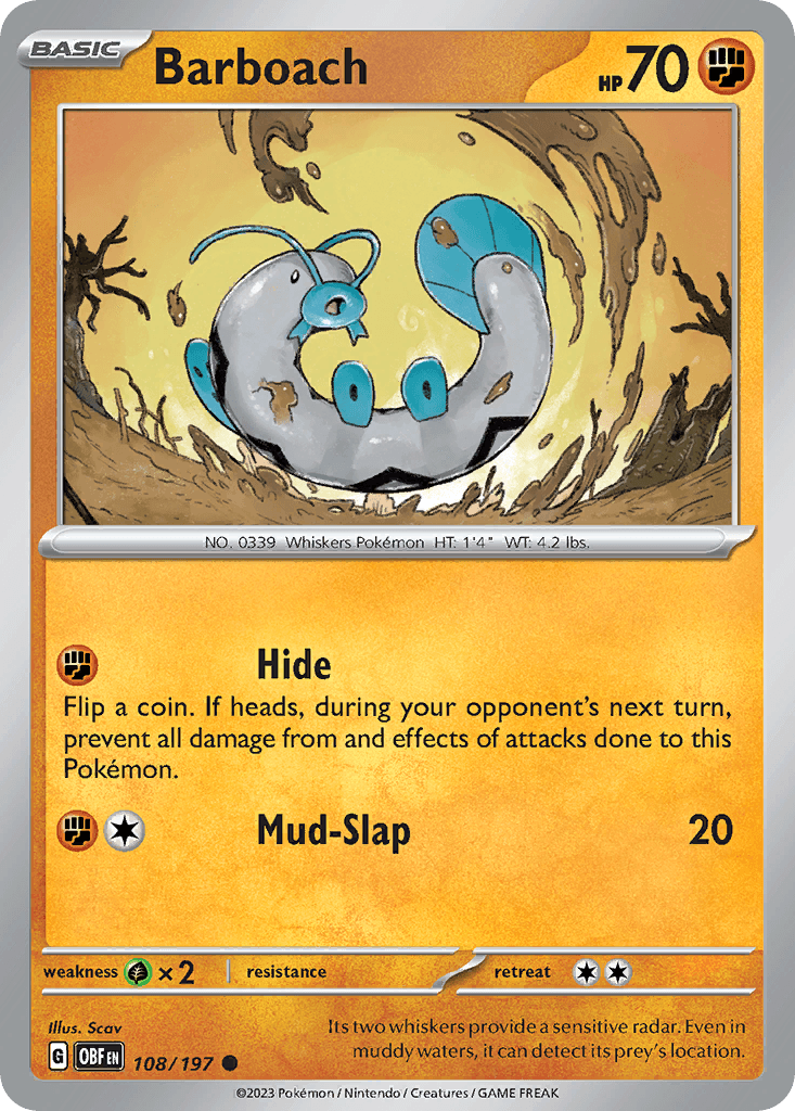 Barboach, carta 108 de Obsidian Flames