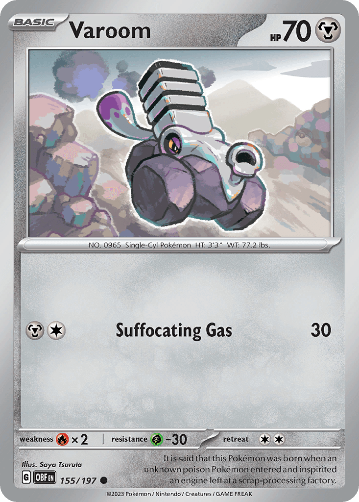 Varoom, carta 155 de Obsidian Flames