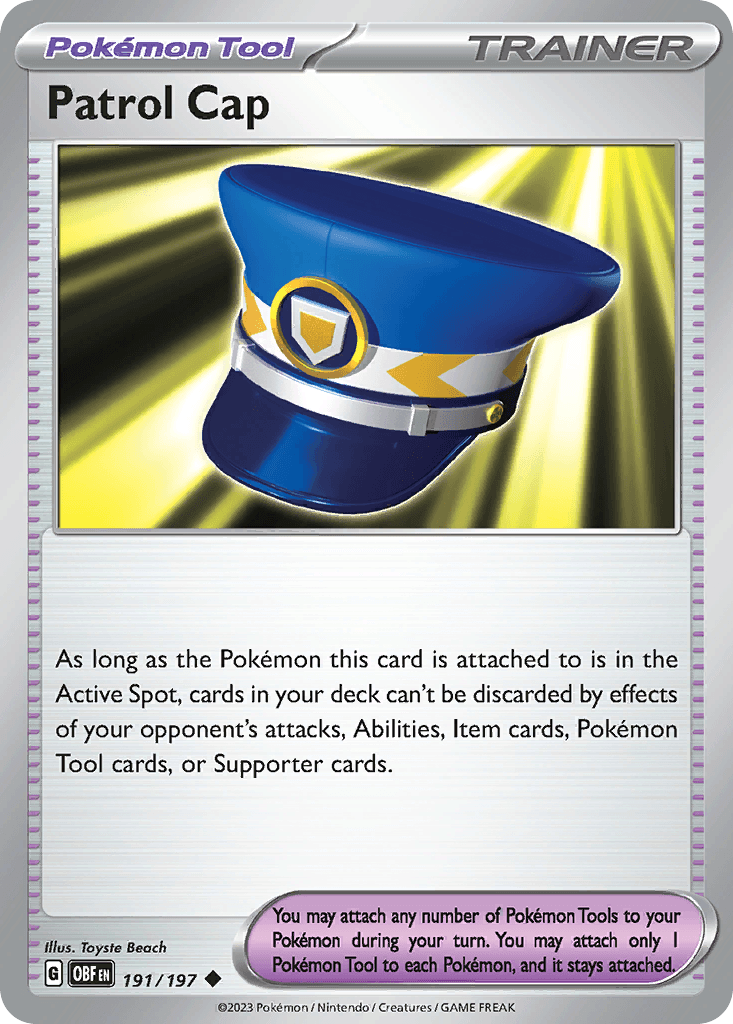 Patrol Cap, carta 191 de Obsidian Flames