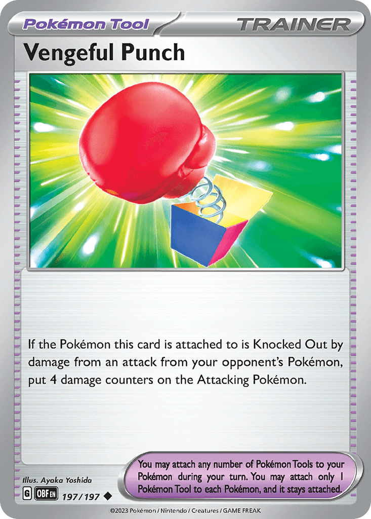 Vengeful Punch, carta 197 de Obsidian Flames