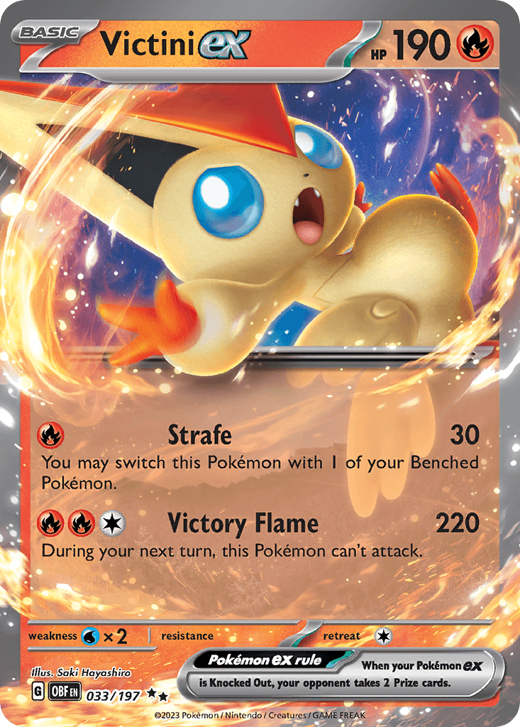 Victini ex, carta 033 de Obsidian Flames