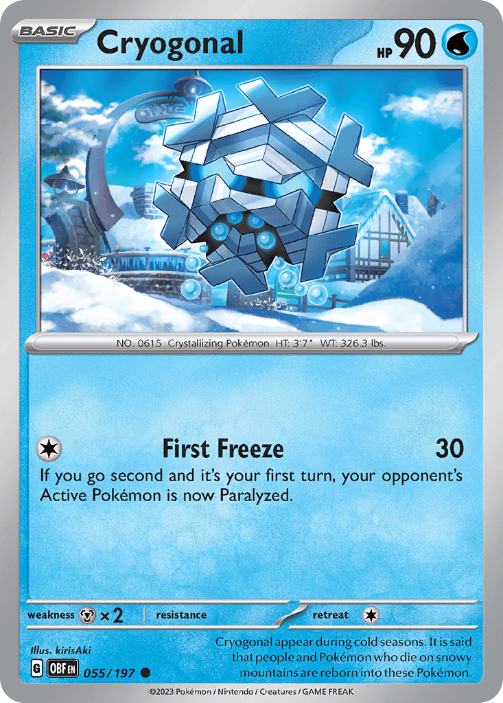 Cryogonal, carta 055 de Obsidian Flames