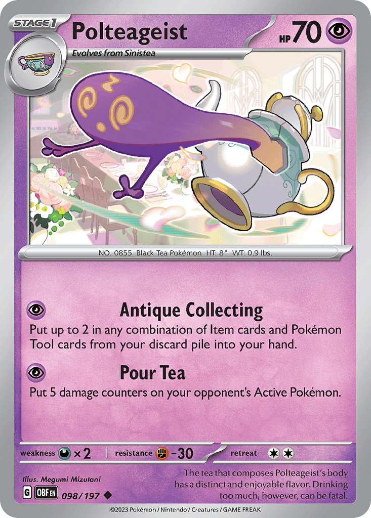 Polteageist, carta 098 de Obsidian Flames