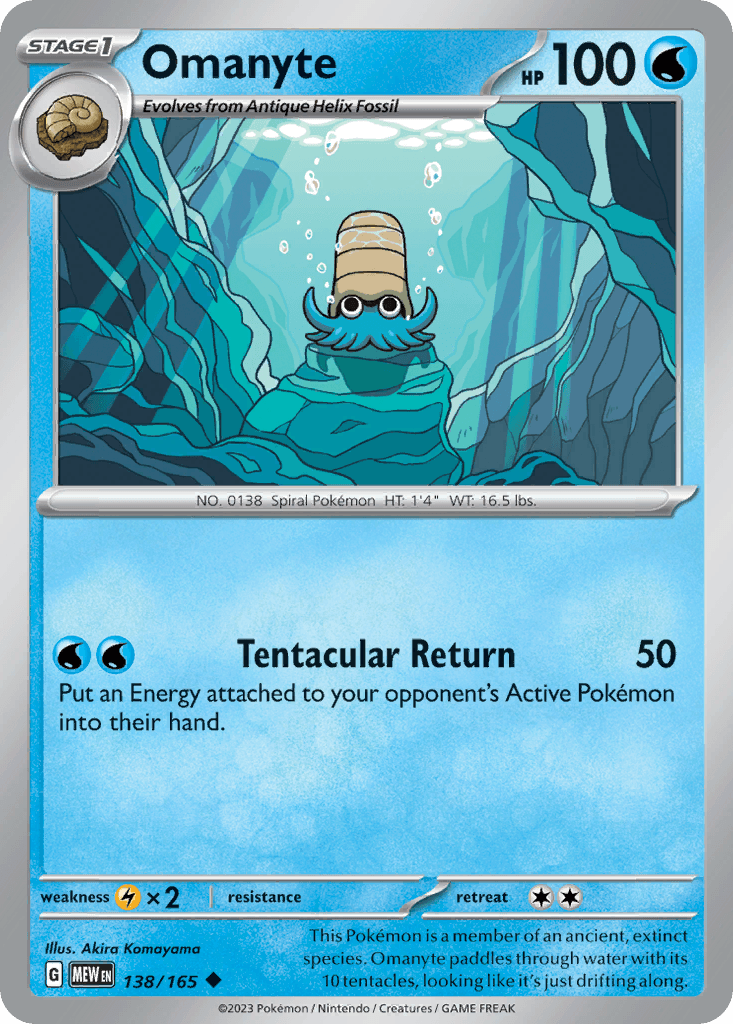 Omanyte, carta 138 de 151