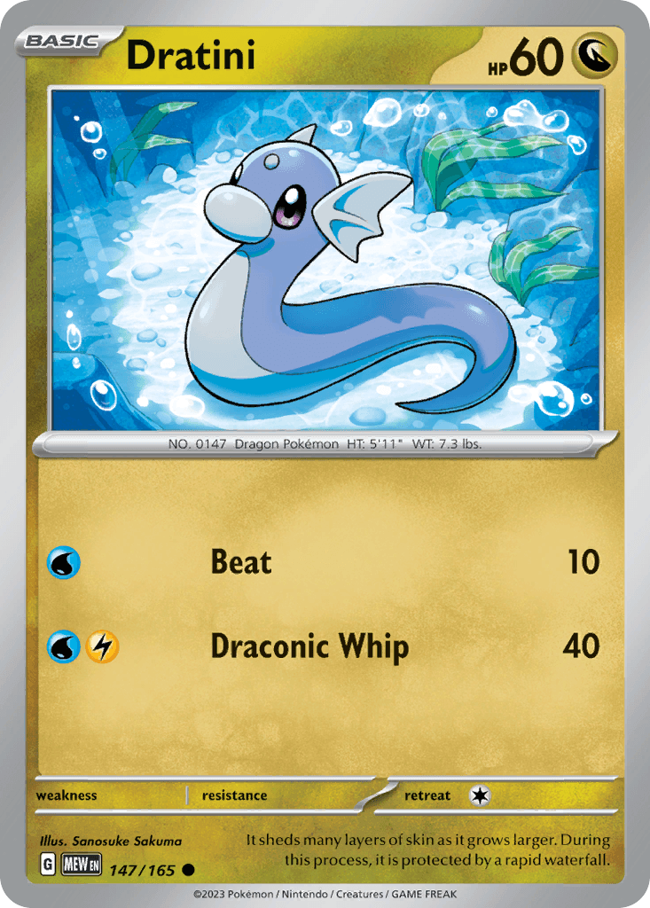 Dratini, carta 147 de 151