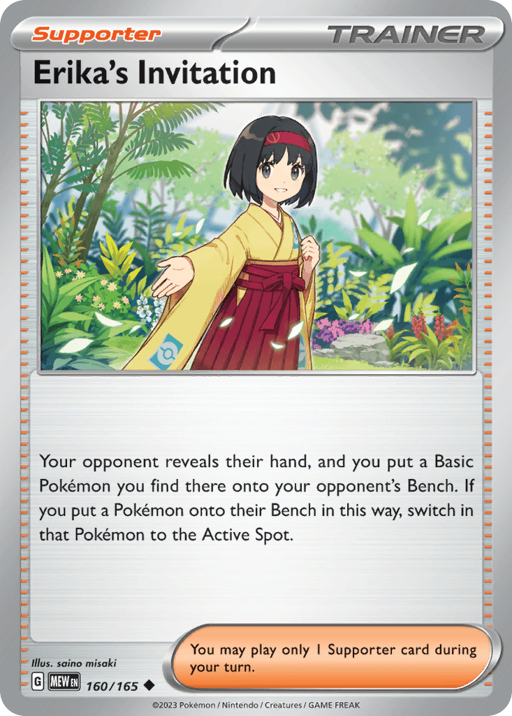 Erika's Invitation, carta 160 de 151
