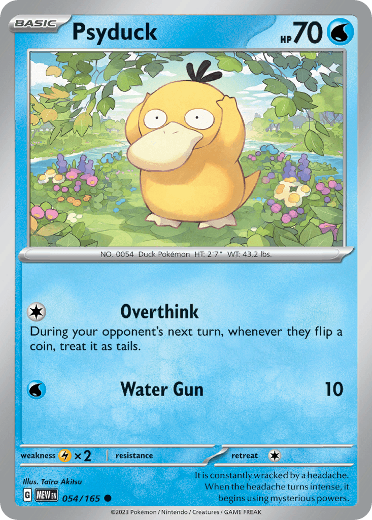 Psyduck, carta 054 de 151