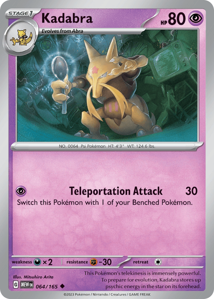 Kadabra, carta 064 de 151