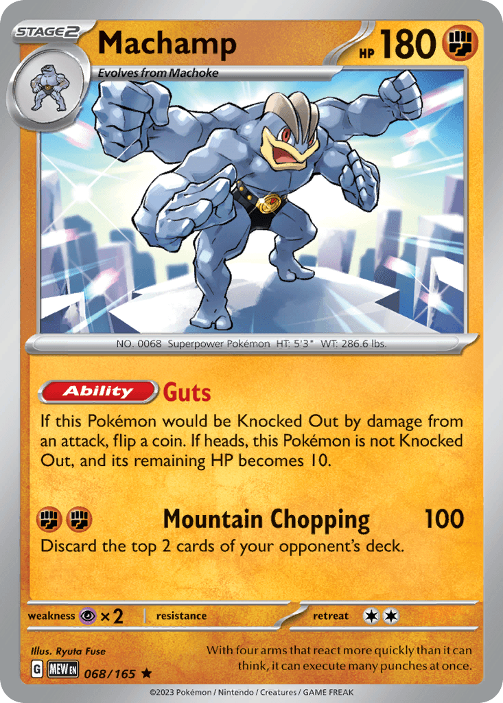 Machamp, carta 068 de 151