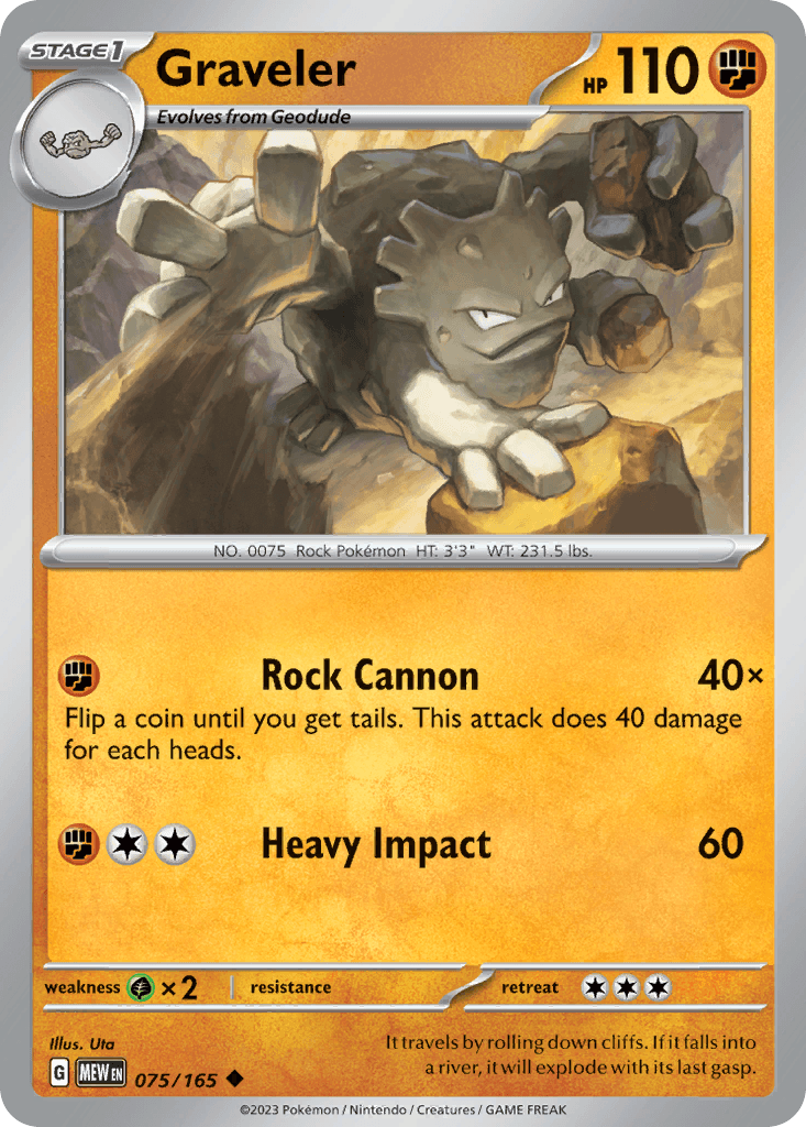 Graveler, carta 075 de 151
