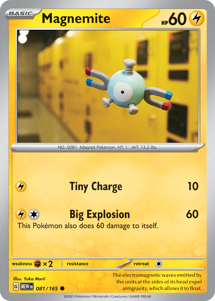 Magnemite, carta 081 de 151