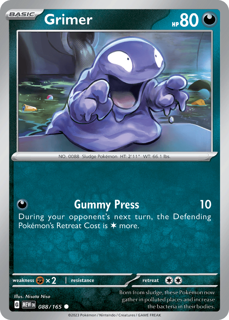 Grimer, carta 088 de 151