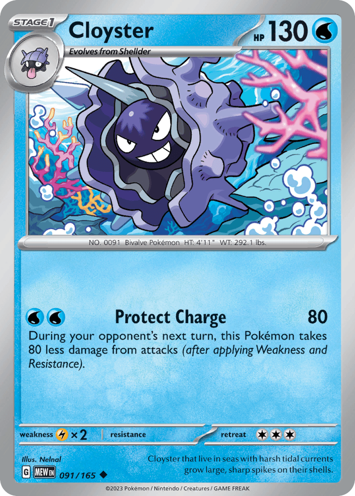 Cloyster, carta 091 de 151