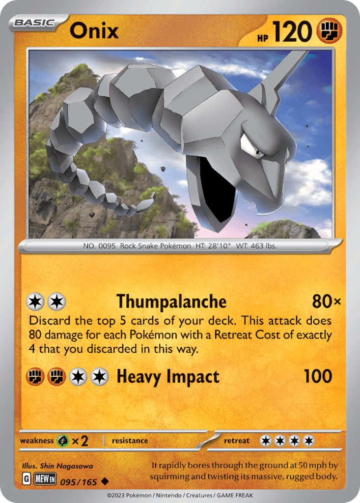 Onix, carta 095 de 151