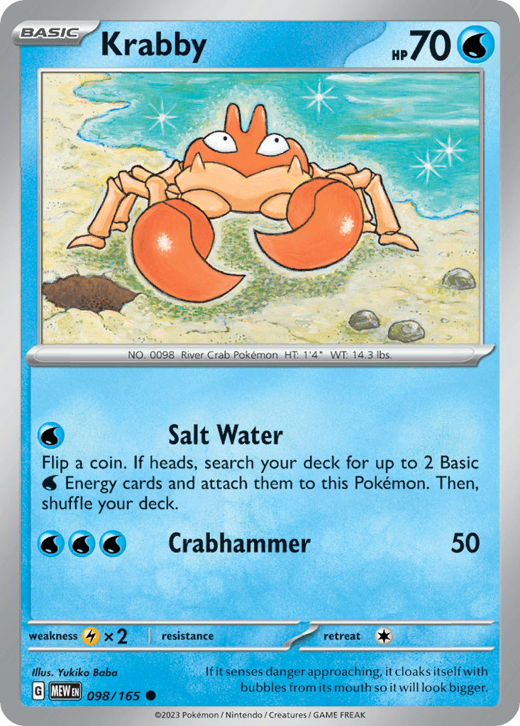 Krabby, carta 098 de 151
