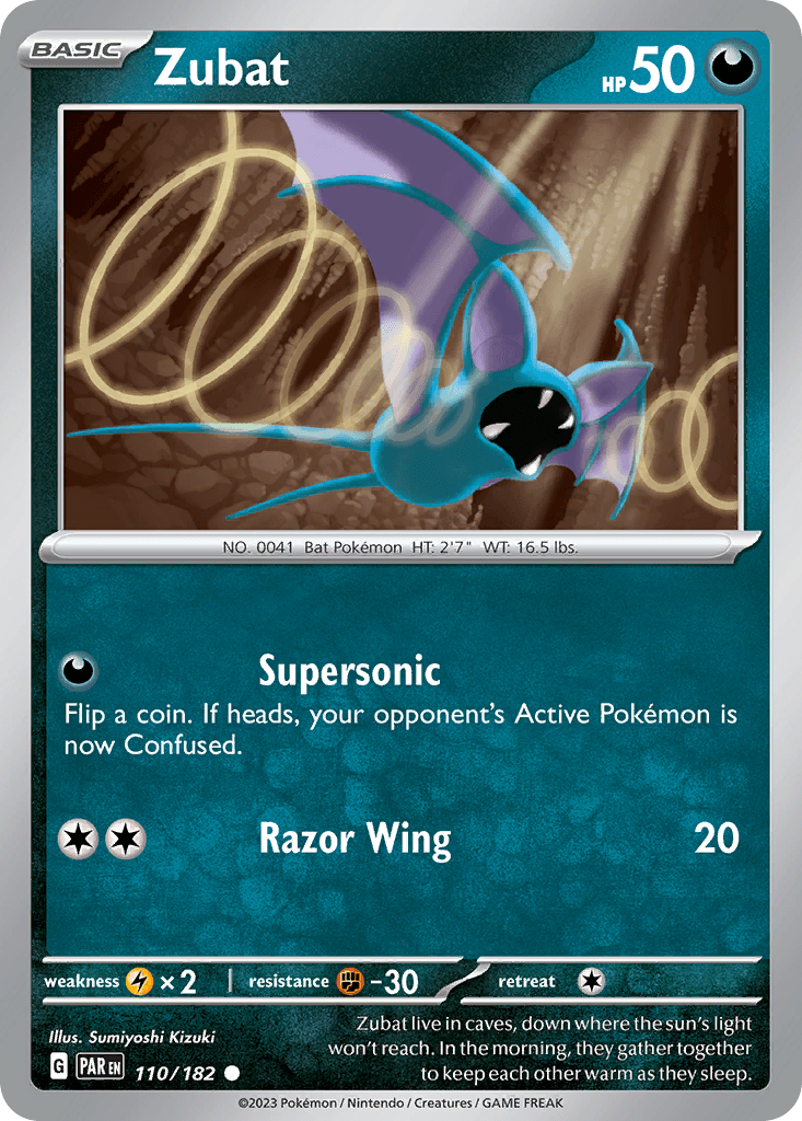 Zubat, carta 110 de Paradox Rift