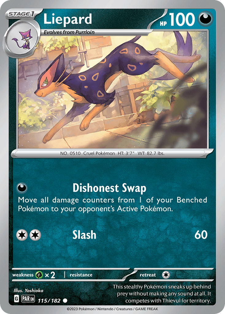 Liepard, carta 115 de Paradox Rift