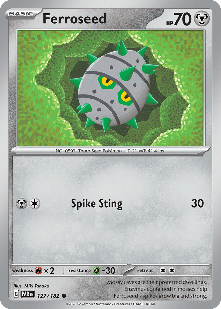 Ferroseed, carta 127 de Paradox Rift