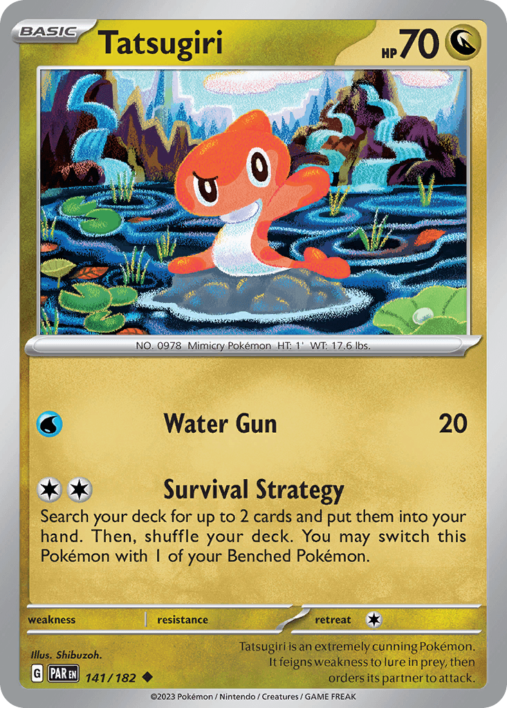Tatsugiri, carta 141 de Paradox Rift
