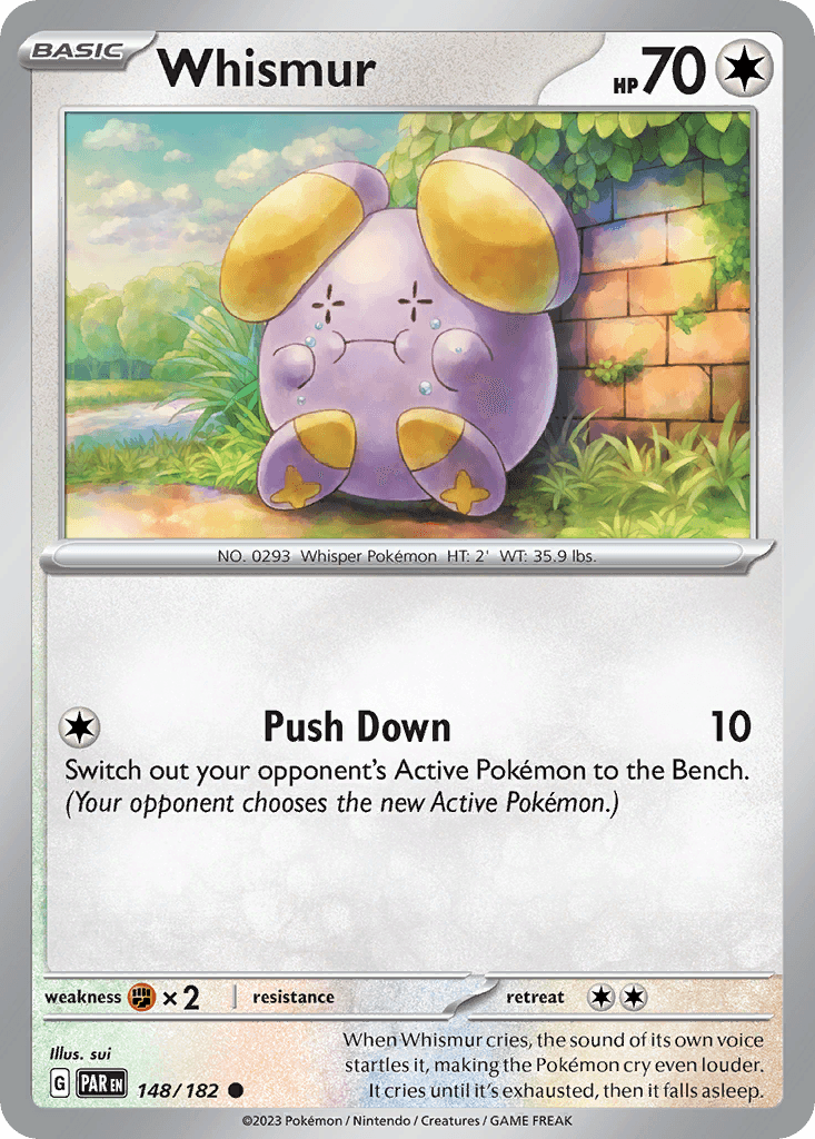 Whismur, carta 148 de Paradox Rift