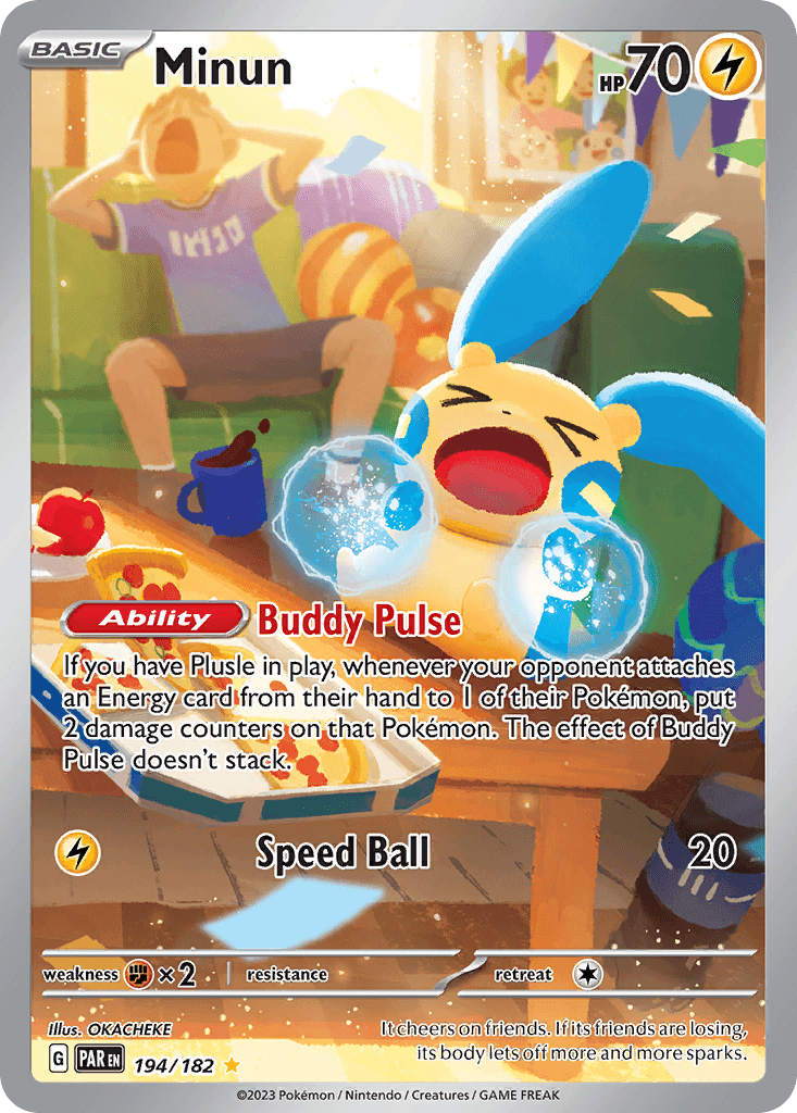 Minun, carta 194 de Paradox Rift
