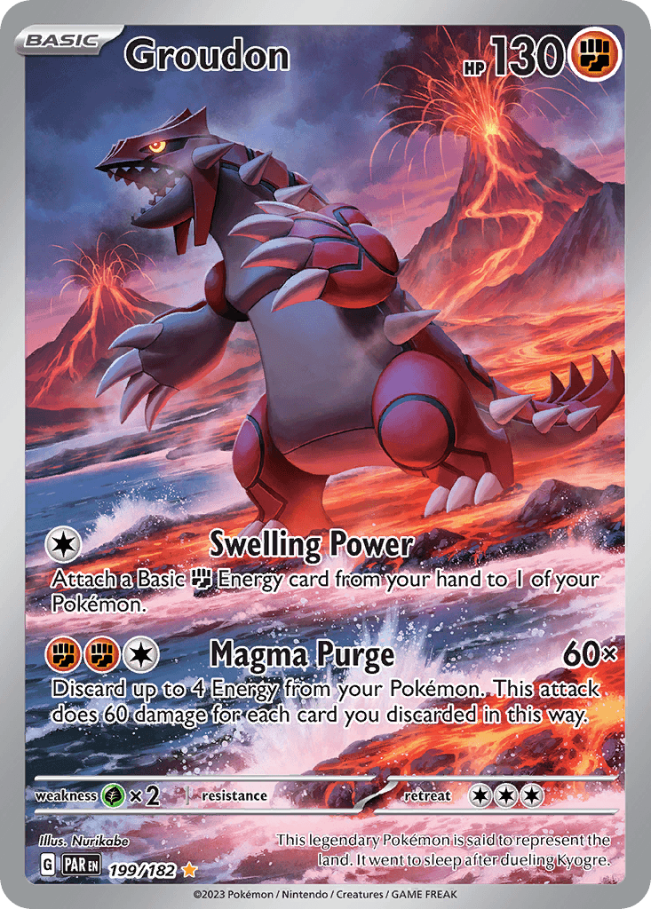 Groudon, carta 199 de Paradox Rift