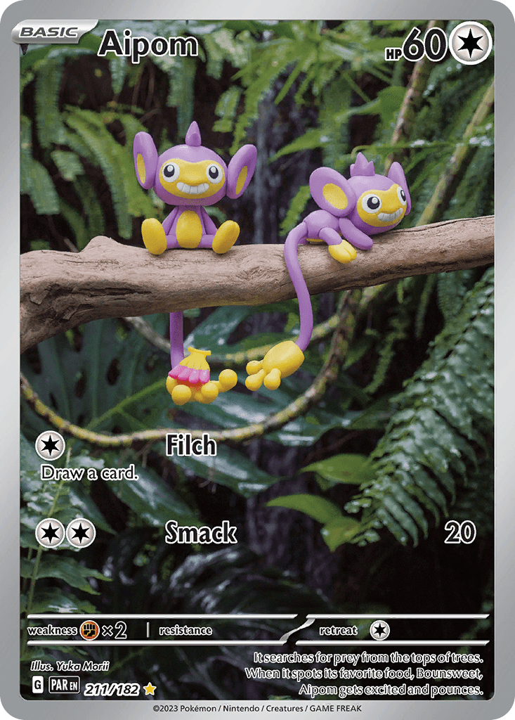 Aipom, carta 211 de Paradox Rift