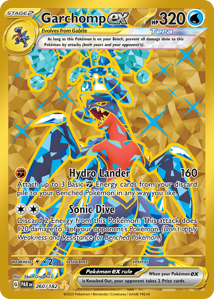 Garchomp ex, carta 260 de Paradox Rift