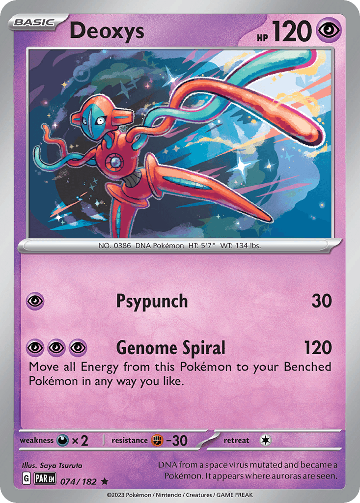 Deoxys, carta 074 de Paradox Rift
