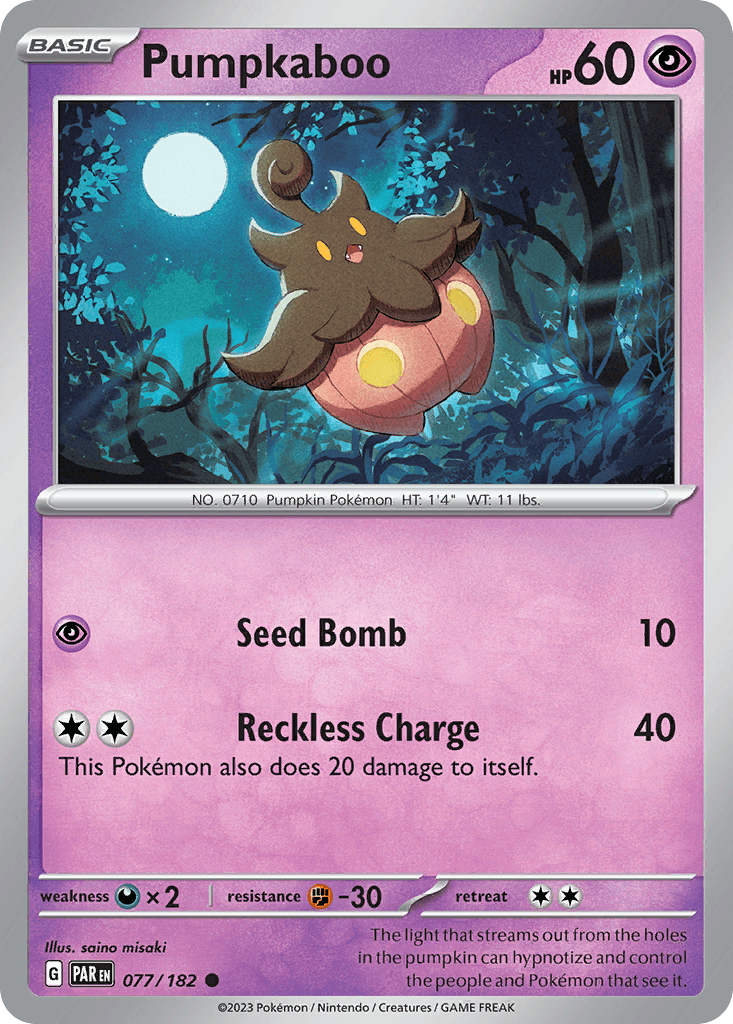 Pumpkaboo, carta 077 de Paradox Rift