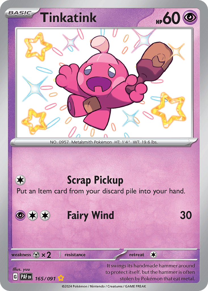 Tinkatink, carta 165 de Paldean Fates