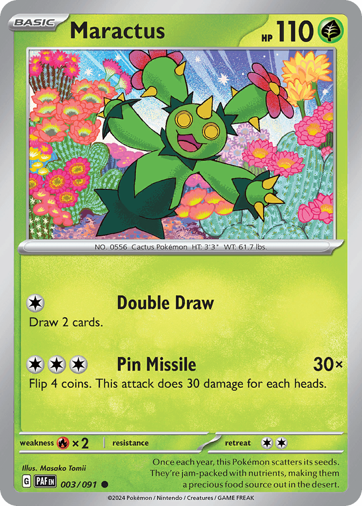 Maractus, carta 003 de Paldean Fates